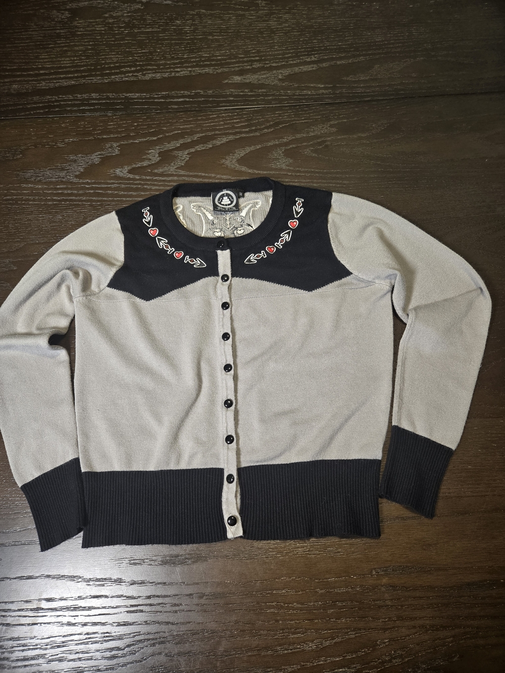 Banjo & Cake by Too Fast Fox & Raccoon Embroidered Cardigan
